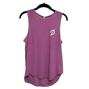 Lululemon x Peloton Magenta Glow Cutout Sleeveless Sculpt Tank Top